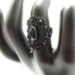 Gothic Ring Black Ring Blac..