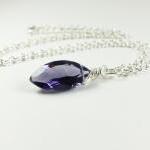Royal Purple Quartz Necklac..