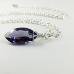 Royal Purple Quartz Necklac..
