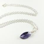 Royal Purple Quartz Necklac..