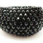 Black Bangle Bracelet - Bl..